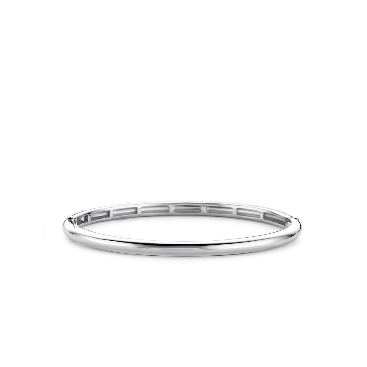 TI SENTO Sterling Silver Woven Design Hinged Bracelet
