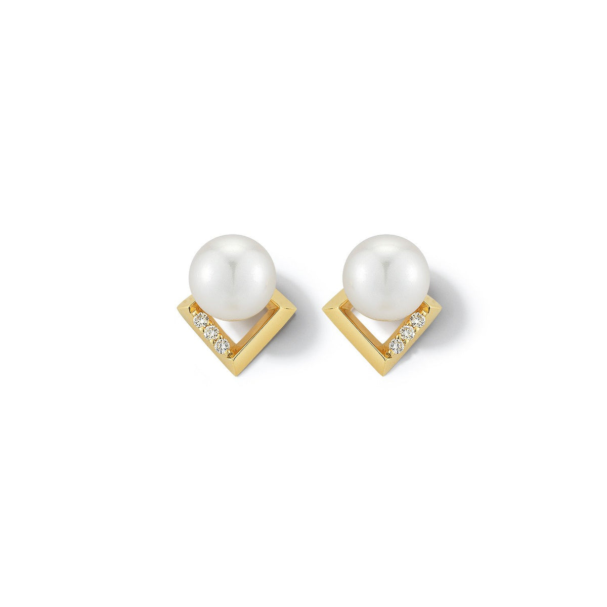 Valani 18K Yellow Gold Kharis Pearl Earrings
