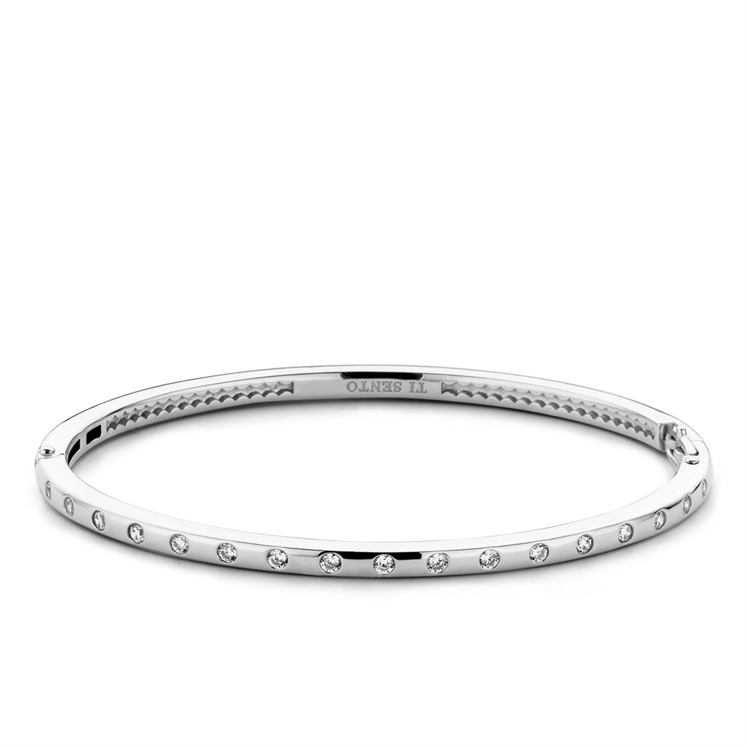TI SENTO Sterling Silver Burnish Set Bracelet