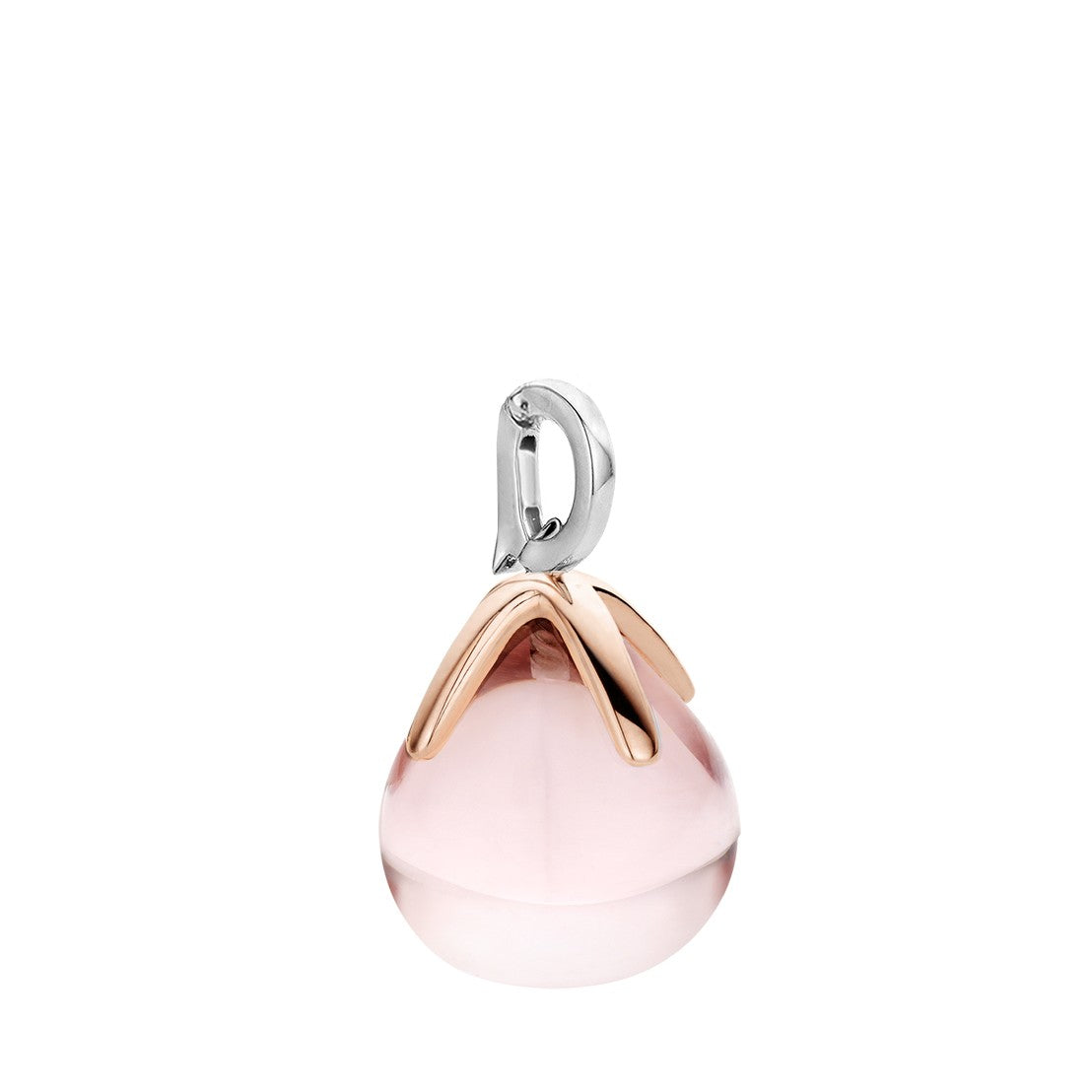 TI SENTO Sterling Silver Pink and Rose Teardrop Pendant