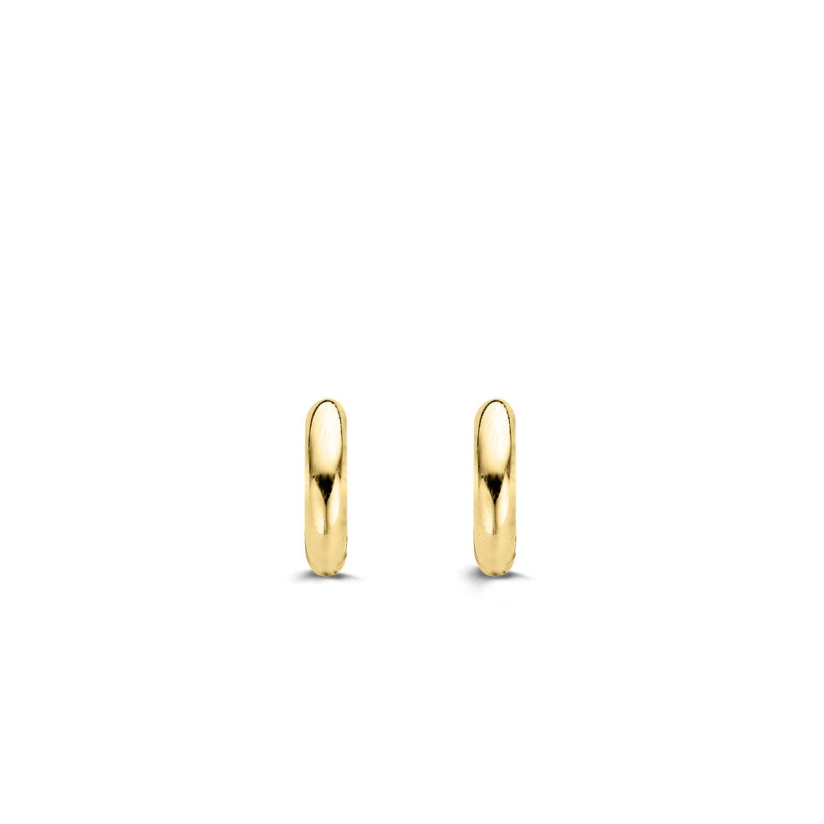 TI SENTO Sterling Silver and Gold Tone Huggie Earrings