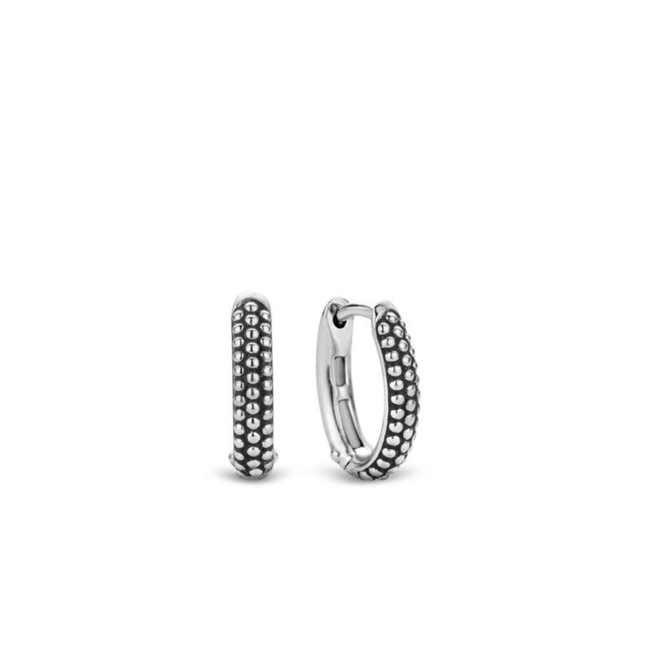 TI SENTO Sterling Silver Elongated Huggie Earring