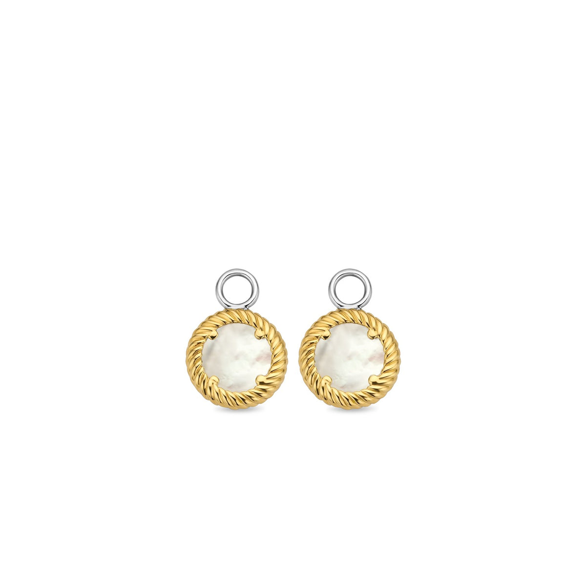 TI SENTO Sterling Silver and Gold Tone Ear Charms