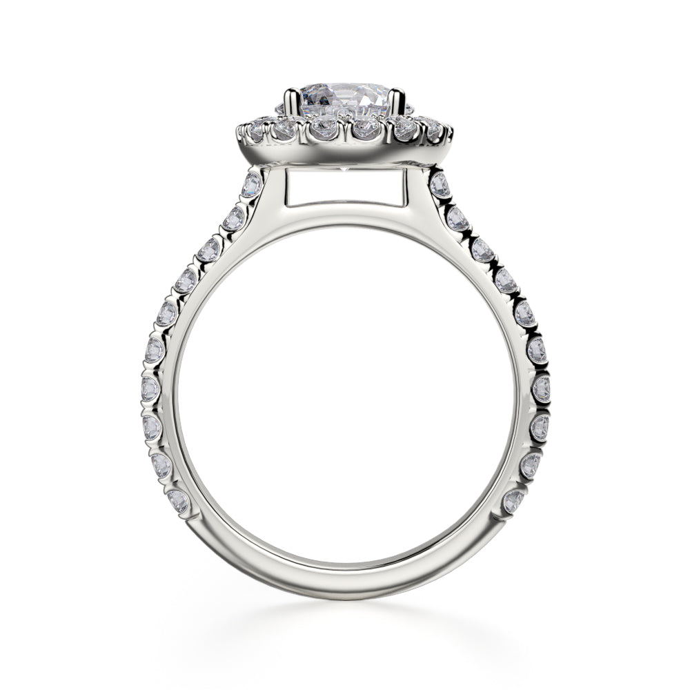 Michael M 18KWG Europa Diamond Ring Setting